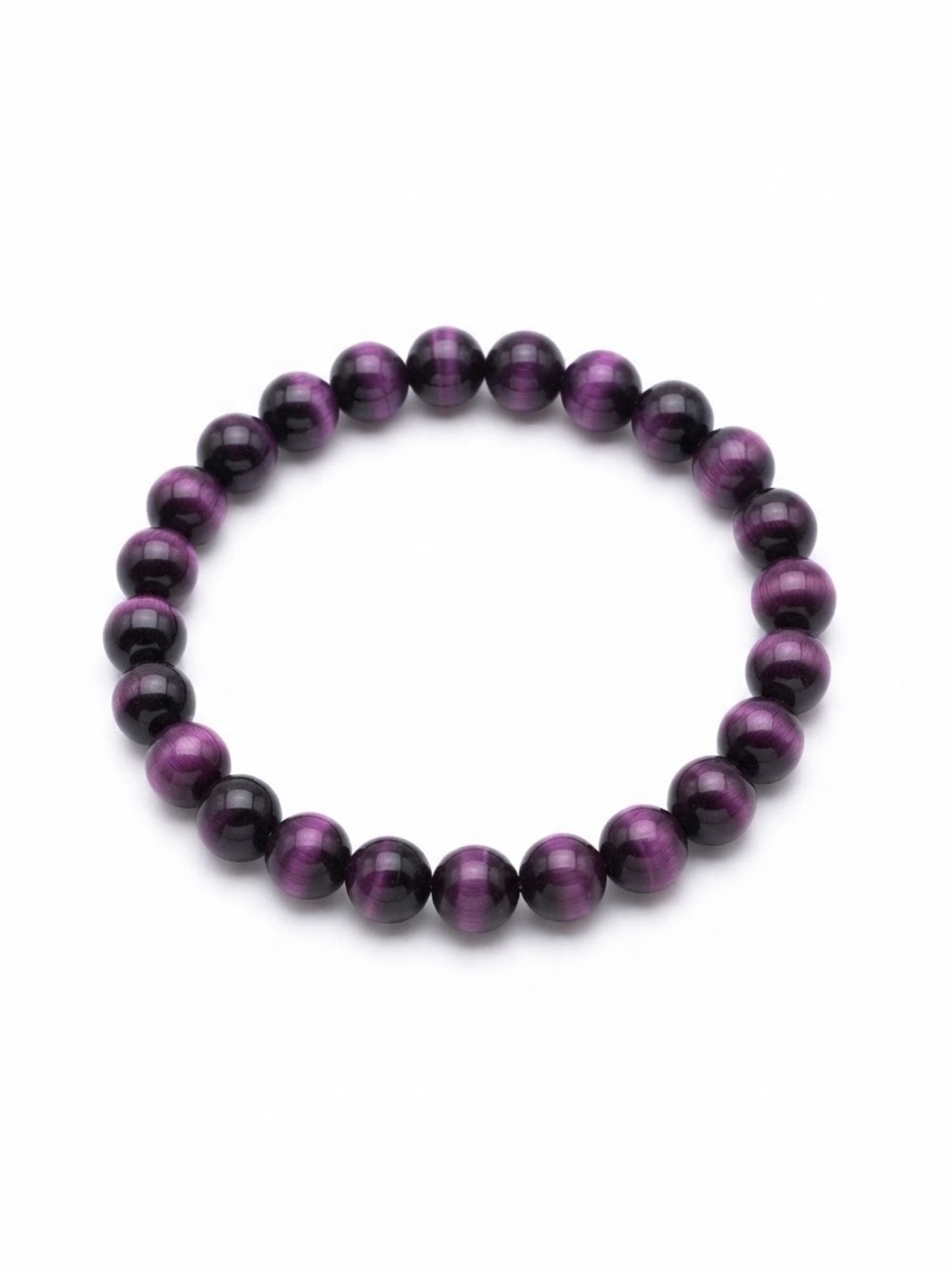 Purple Bead Stretch Bracelet - Women Jewelry